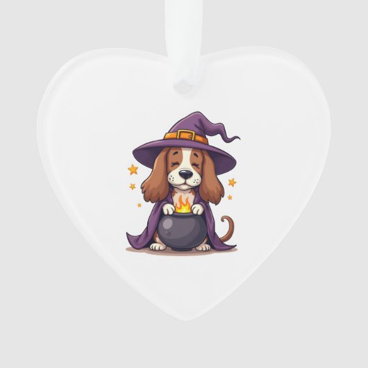 Heks Basset Brouwsel Ornament (voorkant)