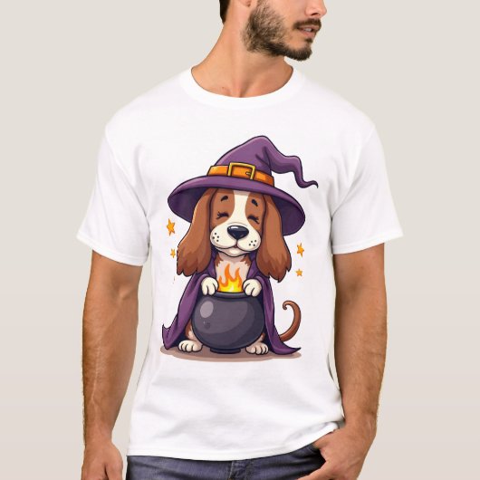 Heks Basset Brouwsel T-shirt (Voorkant)