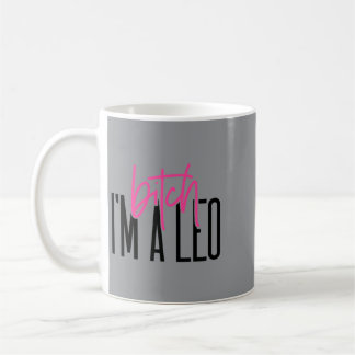 Heks ben een Leeuw - Grappige Horoscoop Slogan Att Koffiemok