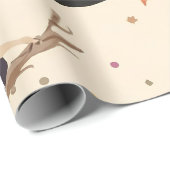 Heks & Bezem Halloween Cadeaupapier (Rol Hoek)