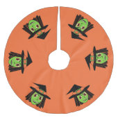  heks borstel van polyester kerstboom rok (Voorkant)