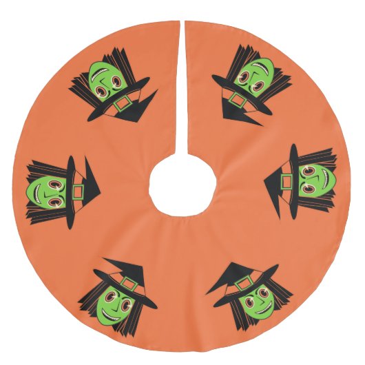  heks borstel van polyester kerstboom rok (Voorkant)