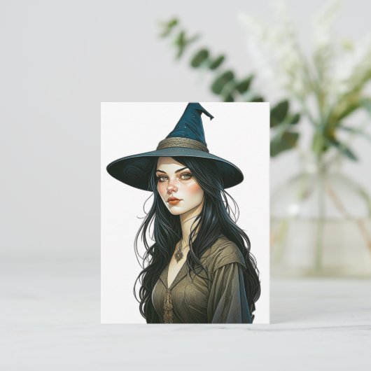 heks briefkaart (Staand voorkant)