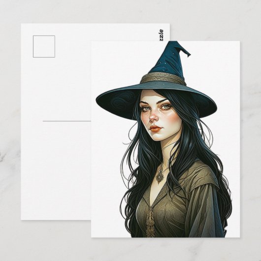 heks briefkaart (Voorkant / Achterkant)