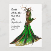 heks briefkaart (Voorkant)