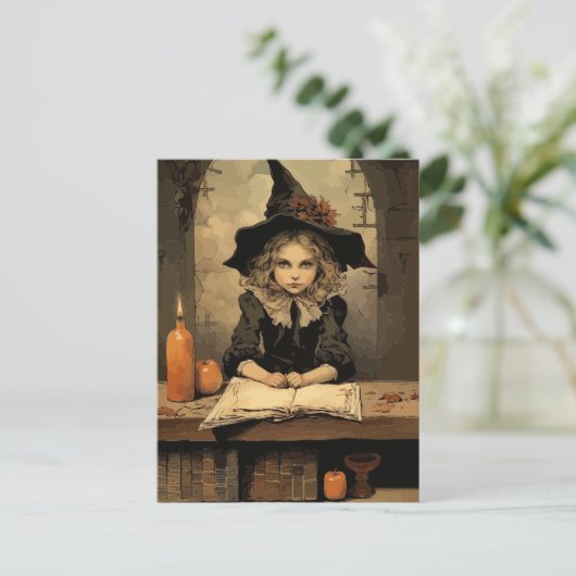  heks briefkaart (Staand voorkant)
