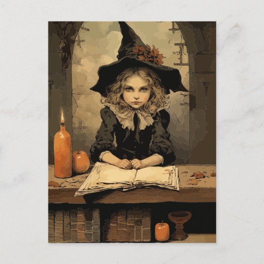  heks briefkaart (Voorkant)