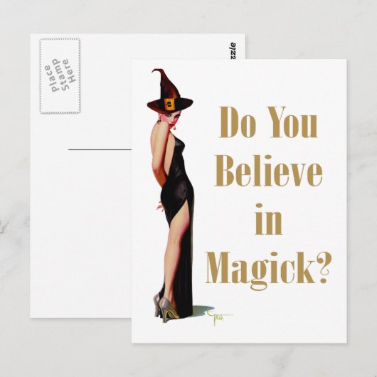 heks briefkaart (Voorkant / Achterkant)