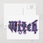 heks briefkaart (Voorkant / Achterkant)