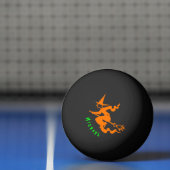 Heks Custom Player Team Naam Party Zwart Bier Pingpongbal (Net)