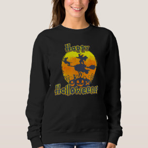 Heks Dachshond Maan Halloween Worst Hond Trui