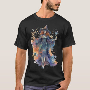 Heks die een spreuk uitspreekt t-shirt