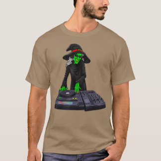 Heks DJ Platenspeler Muziek Nieuwigheid Equalizer T-shirt
