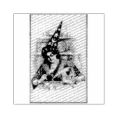 Heks Dragen Pet Rubber Art Stamp Rubberstempel (Afrduk)