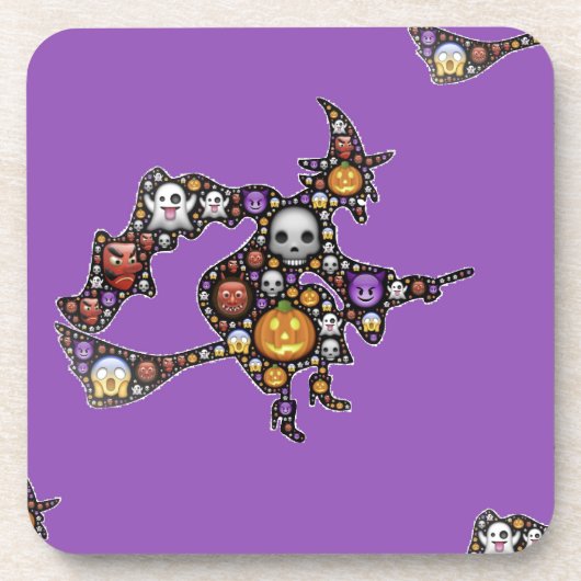 heks emoji bier onderzetter (Voorkant)