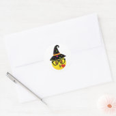 Heks Emoji Halloween Stickers voor kinderen (Envelop)