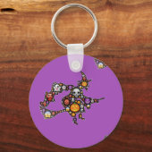 heks emoji sleutelhanger (Voorkant)