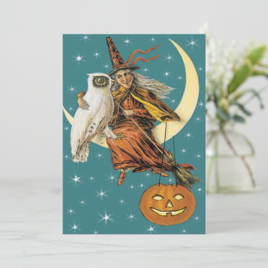  heks en boeven op de maan kaart (Staand voorkant)