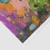  heks en drankflessen Halloween Decoupage Tissuepapier (Detail)