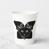 Heks en Gargoyle Papieren Bekers (Achterkant)