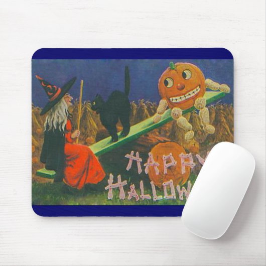 heks en Jack o' Lantern Play Time Muismat (Met muis)