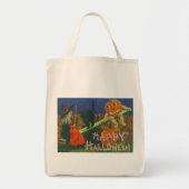 heks en Jack o' Lantern Play Time Tote Bag (Voorkant)