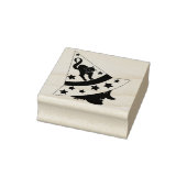 heks - en kattenstempel rubberstempel (Stempel)