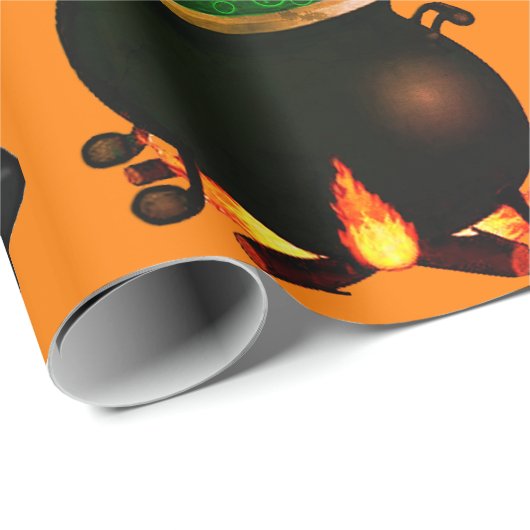 Heks en ketel inpakpapier (Rol Hoek)