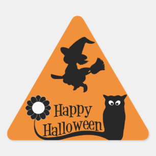 heks en kippen sticker