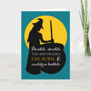 Heks en Maan Magie Spreukaart Kaart