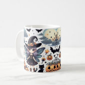 Heks en Schattige (1) Koffie Mok (Voorkant links)