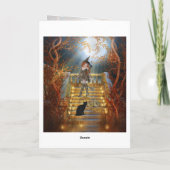 Heks en spreuk boek kaart (Achterkant)