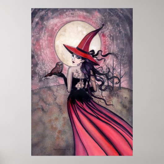 Heks en Uil Posterprint Poster (Voorkant)