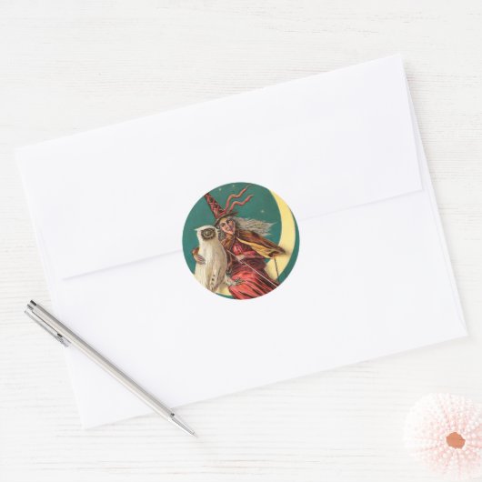  heks en uil Sticker (Envelop)