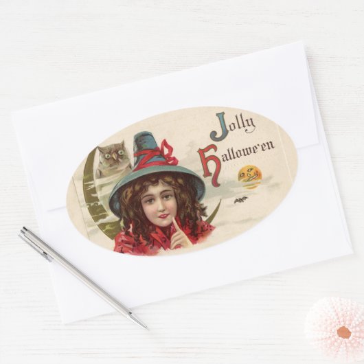  heks en uil Stickers (Envelop)