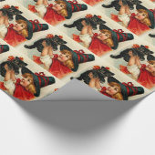  heks en zwarte kat cadeaupapier (Hoek)