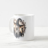 Heks en Zwarte Kat Koffiemok (Voorkant links)