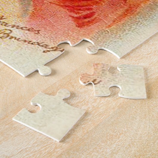  heks en zwarte kat legpuzzel (Zijkant)