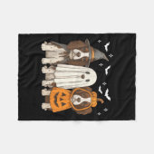 Heks Engels Springer Spaniel Halloween Springer Fleece Deken (Voorkant (Horizontaal))