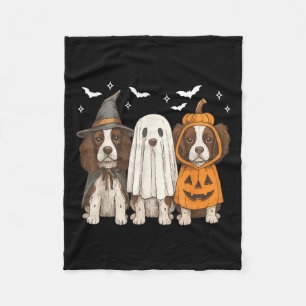 Heks Engels Springer Spaniel Halloween Springer Fleece Deken
