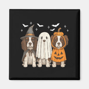 Heks English Springer Spaniel Halloween Springer Magneet