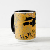 Heks Fijne Halloween Mok (Voorkant links)
