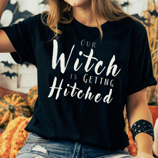 Heks Gaat Trouwen Halloween Bruidsfeest T-shirt