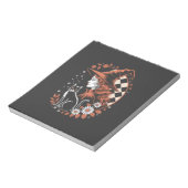 Heks Geruite Halloween Notitieblok (Linkerzijde)