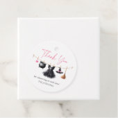 Heks Halloween Baby shower Bedankjes Labels (In situ)