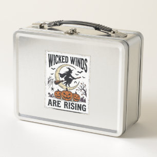 Heks Halloween Bezem Pompoen Maan Kunst