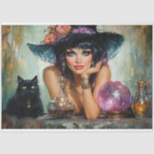  heks Halloween decoupage Tissuepapier (Voorkant)