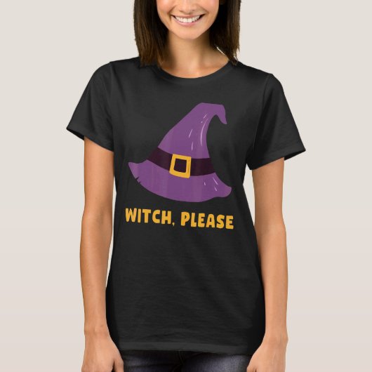 heks Halloween heks kostuum T-shirt (Voorkant)
