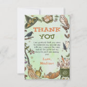 Heks Halloween Jongen Verjaardagsfeestje Bedankt K (Voorkant)