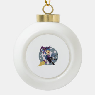 heks halloween keramische bal ornament